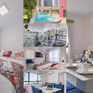 Vista Alta - 150 Metros Beira Mar - Garagem - Recepcao 24horas - Smart Tv - Cozinha Completa - Ar Condicionado Sala E - Internet 100mb Upload E 50mb Download , Fortaleza (Ceara) Brasil